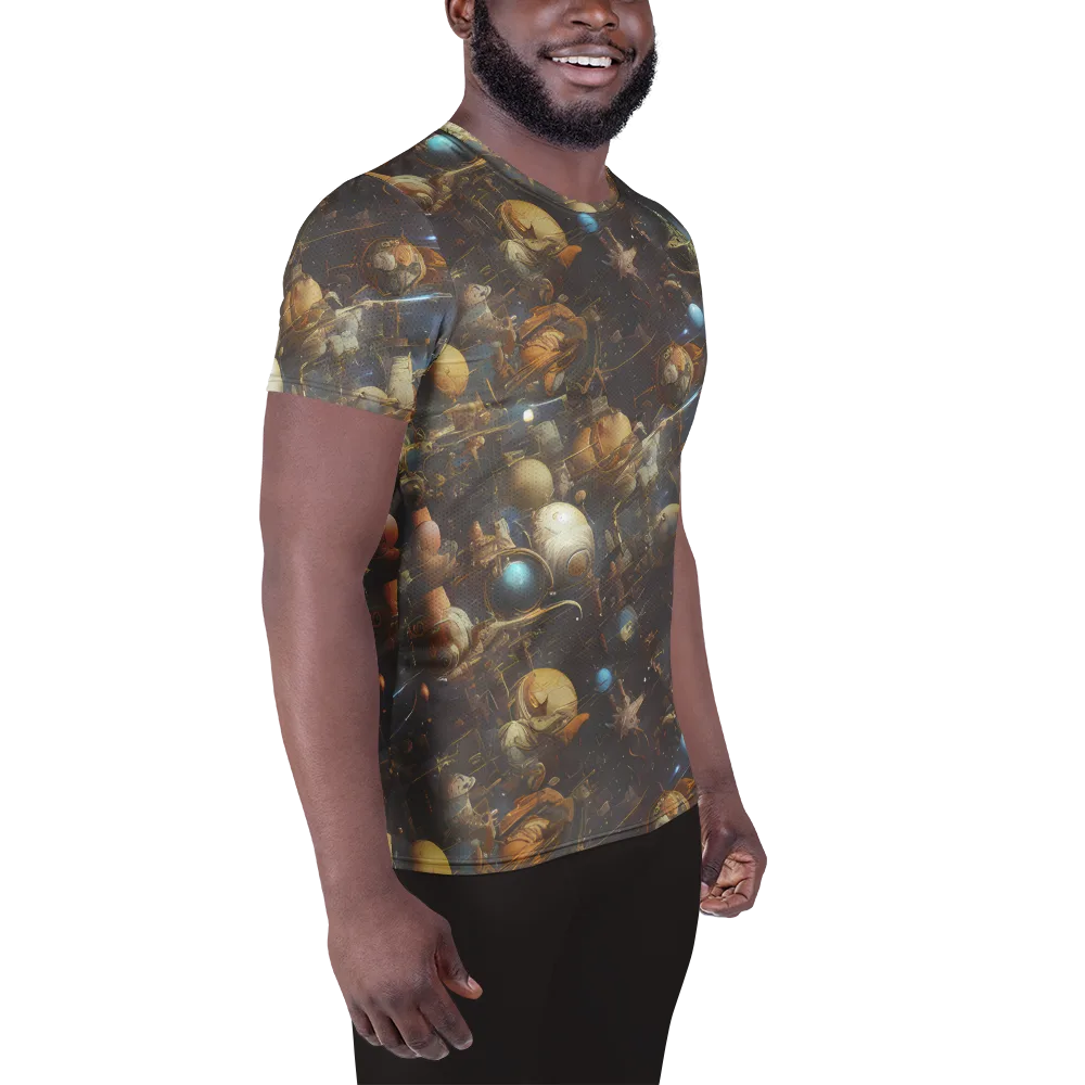 Nebula Foundry on Men's Athletic T-Shirt — Right