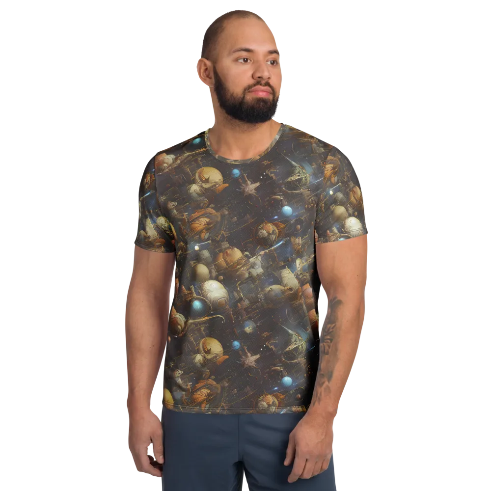 Nebula Foundry on Men's Athletic T-Shirt — Front