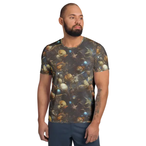 Nebula Foundry on a Men's Athletic T-Shirt