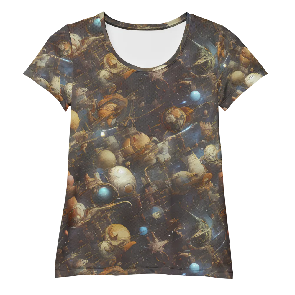 Nebula Foundry on Women's Athletic T-Shirt — Front