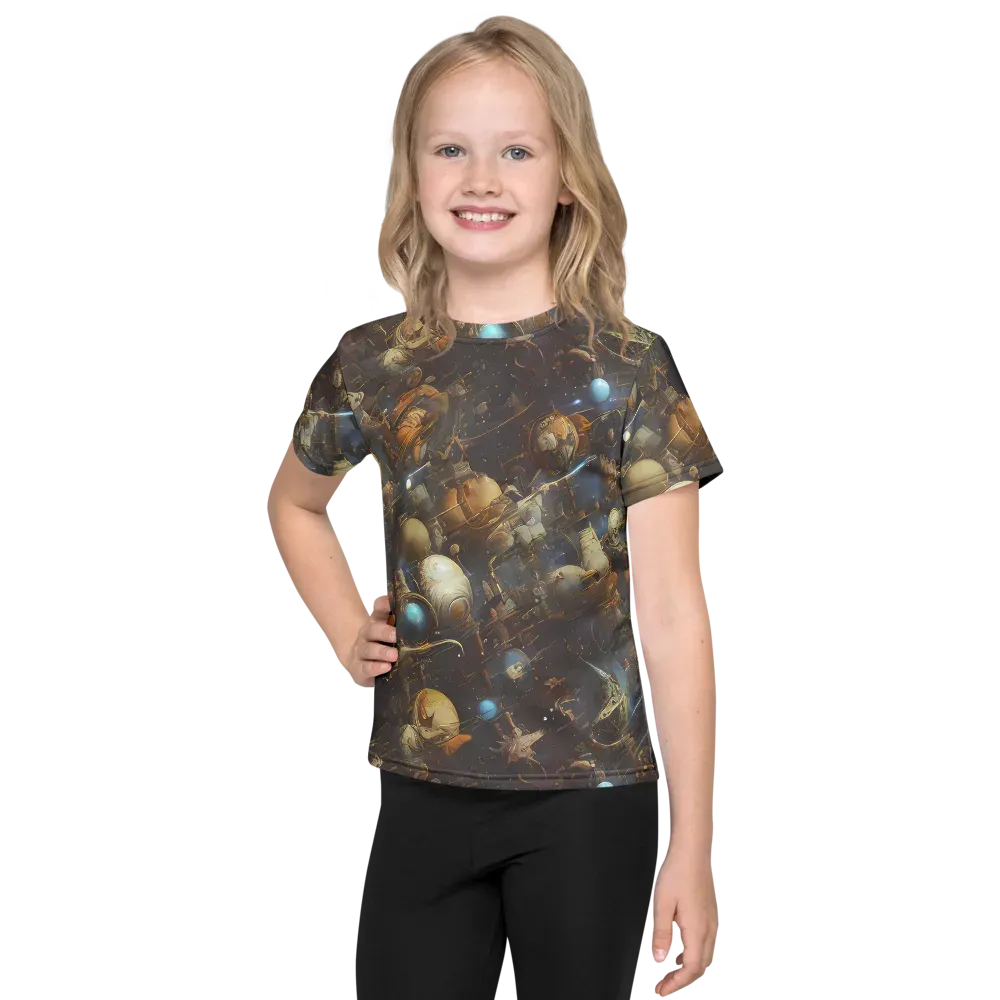 Nebula Foundry on Kids Crew Neck T-Shirt — Front