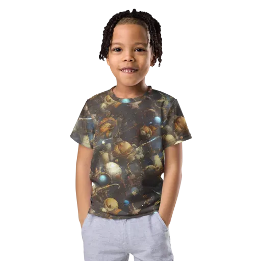 Nebula Foundry on a Kids Crew Neck T-Shirt