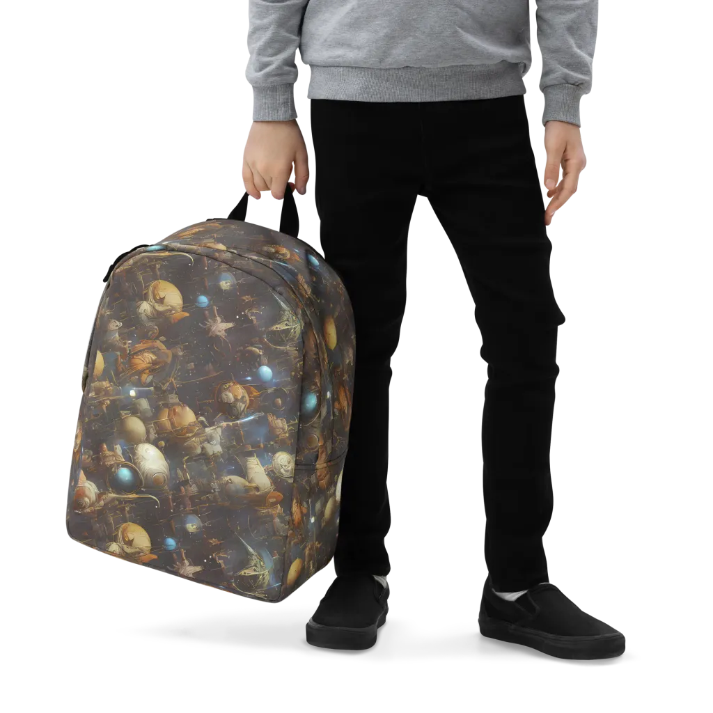 Nebula Foundry on Minimalist Backpack — Zoomed-in