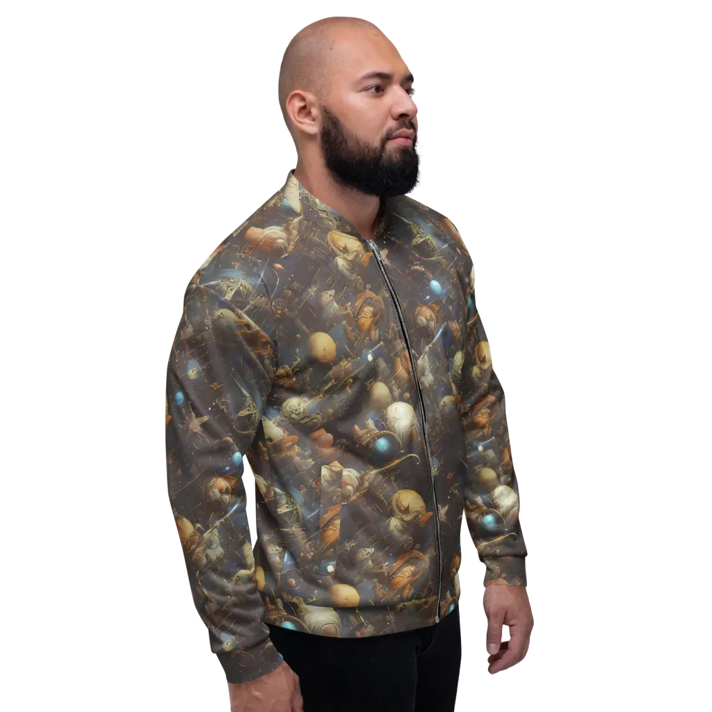 Nebula Foundry on Bomber Jacket — Right