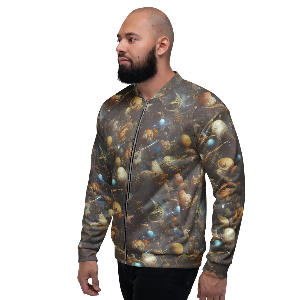 Nebula Foundry on Bomber Jacket — Left