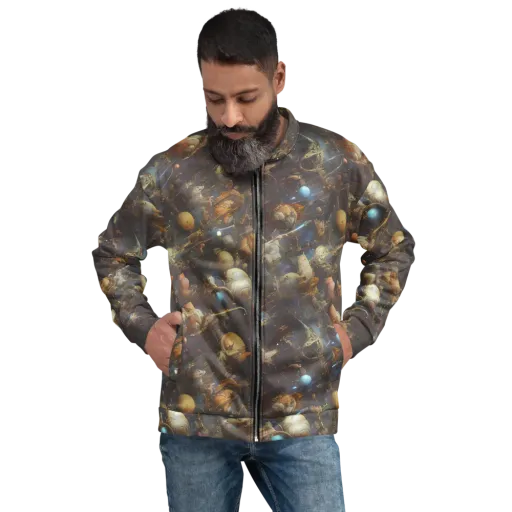 Nebula Foundry on a Bomber Jacket