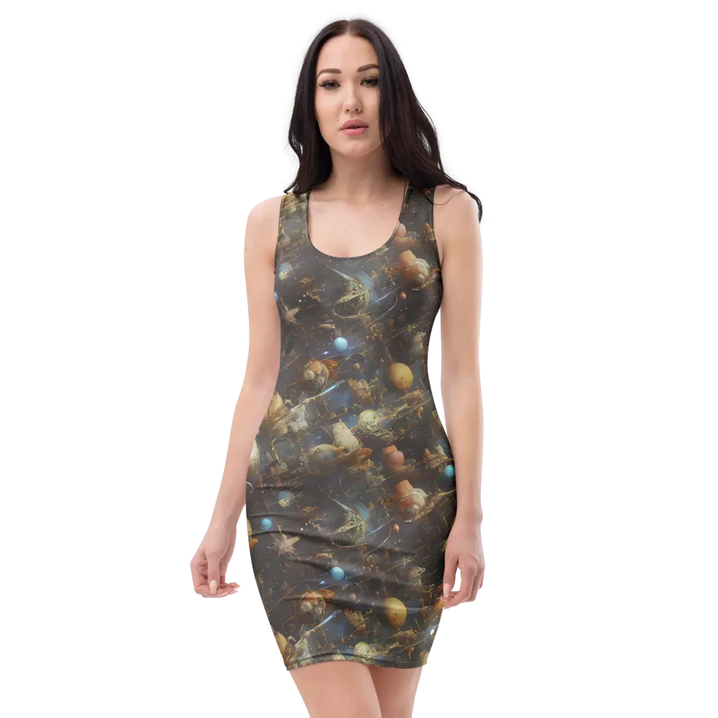 Nebula Foundry on Bodycon Dress — Front
