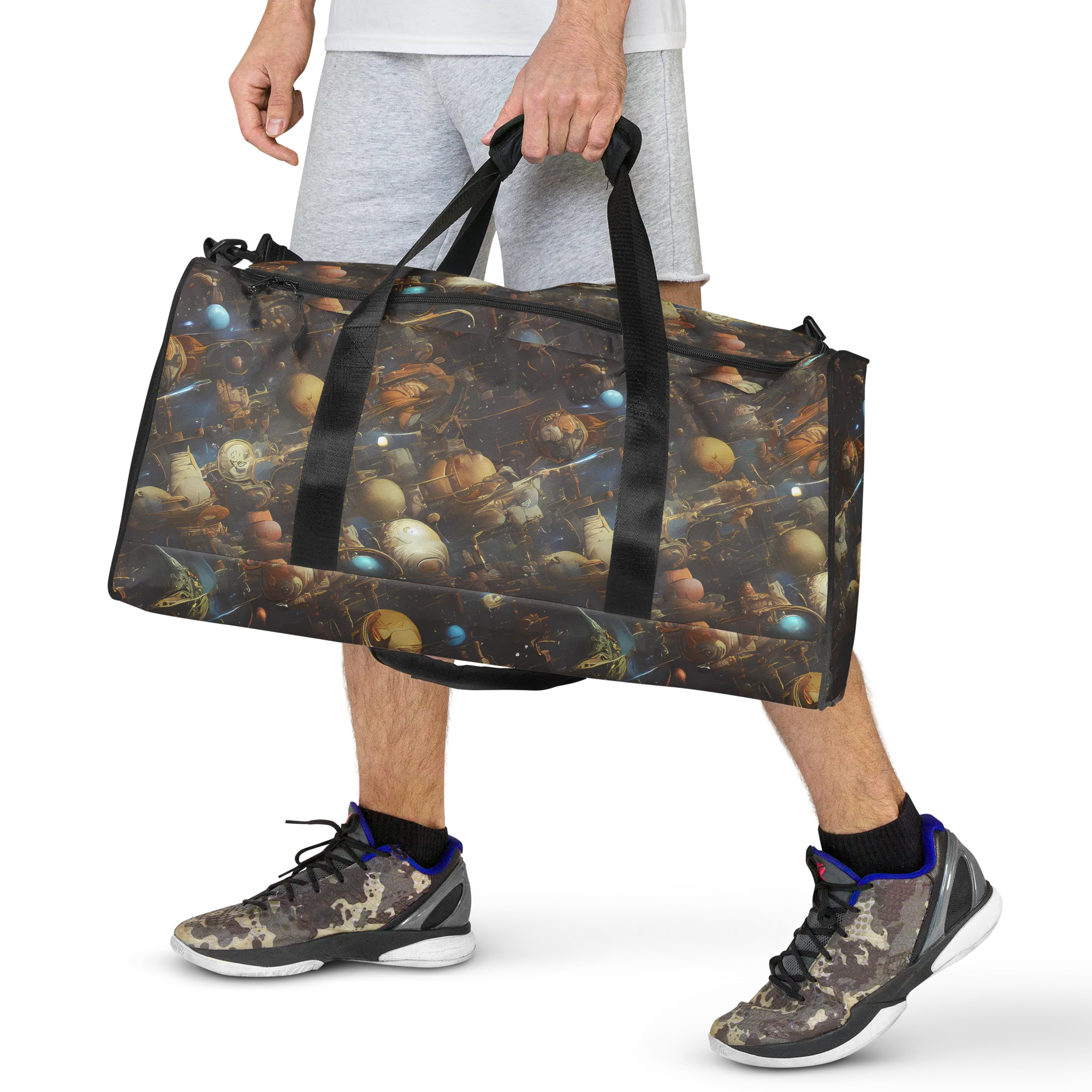Nebula Foundry on Duffle Bag — Front