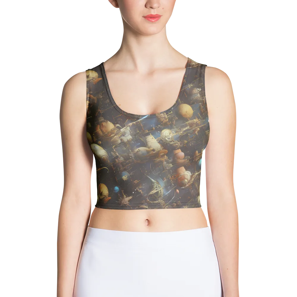 Nebula Foundry on Crop Top — Front