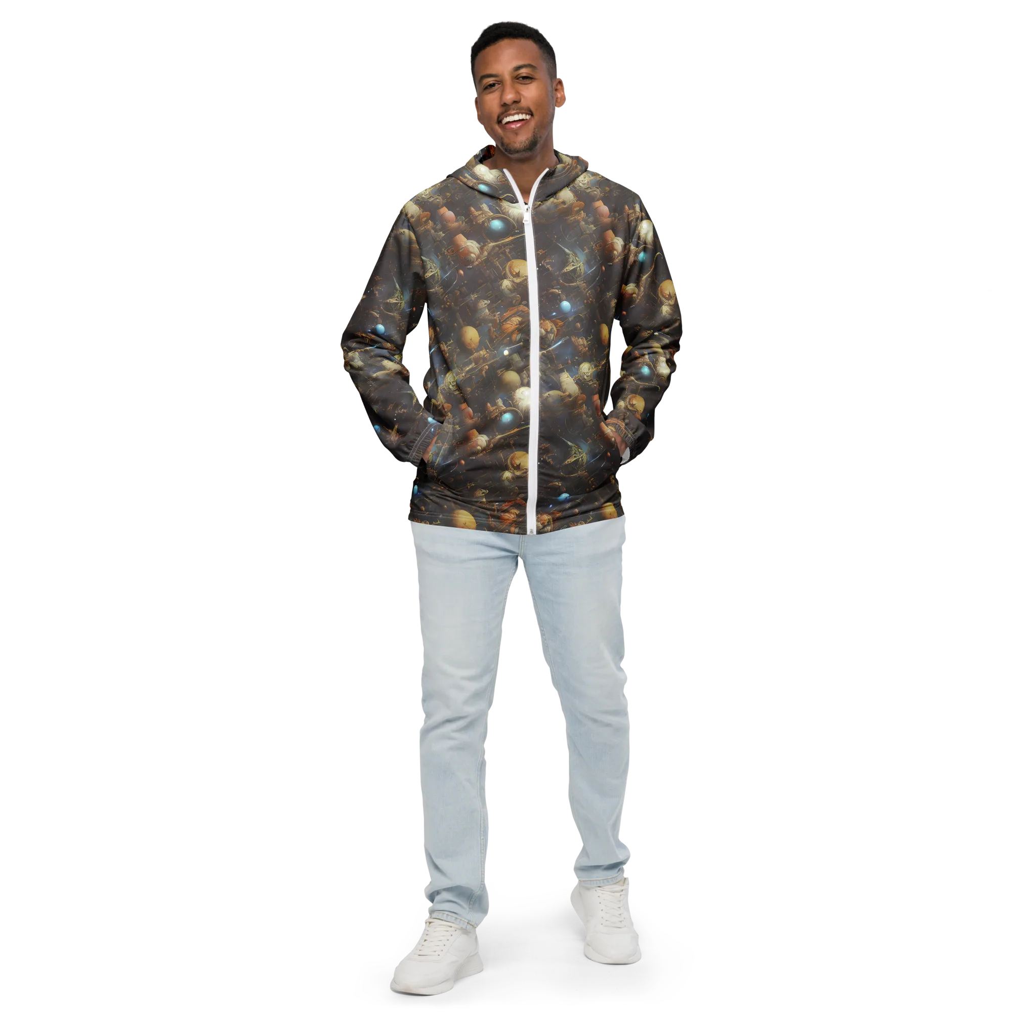 Nebula Foundry on Men's Windbreaker — Front