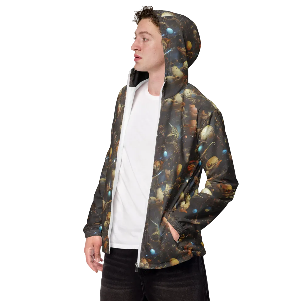 Nebula Foundry on Men's Windbreaker — Left Front