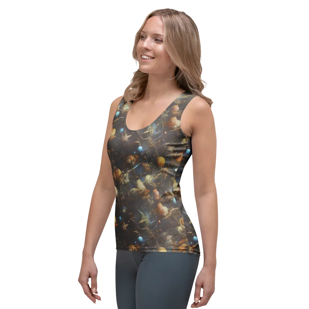 Nebula Foundry on Women's Tank Top — Left Front