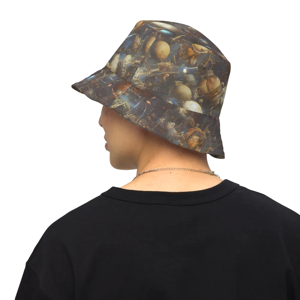 Nebula Foundry on Reversible Bucket Hat — Back Inside