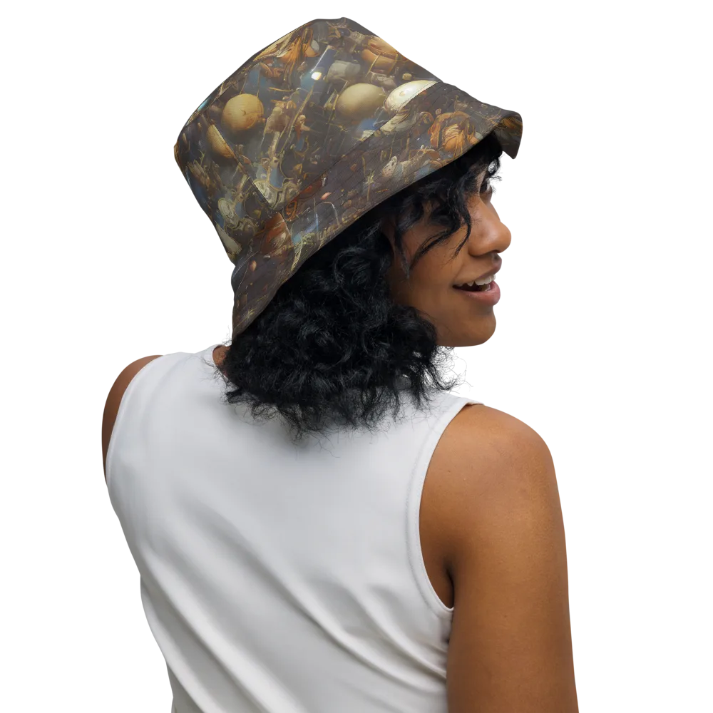 Nebula Foundry on Reversible Bucket Hat — Right Outside