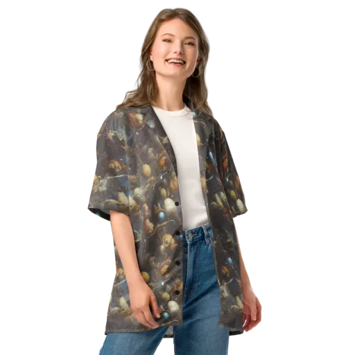 Nebula Foundry on a Button Shirt
