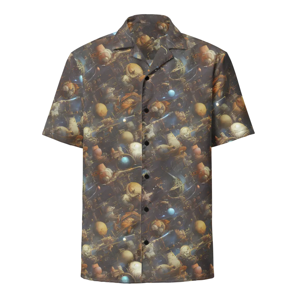 Nebula Foundry on Button Shirt — Front