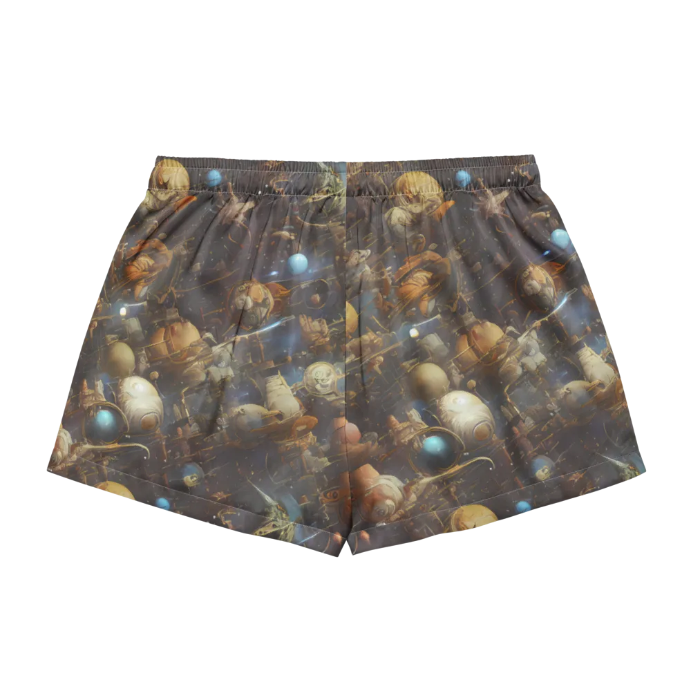 Nebula Foundry on Women's Pajama Shorts — Back