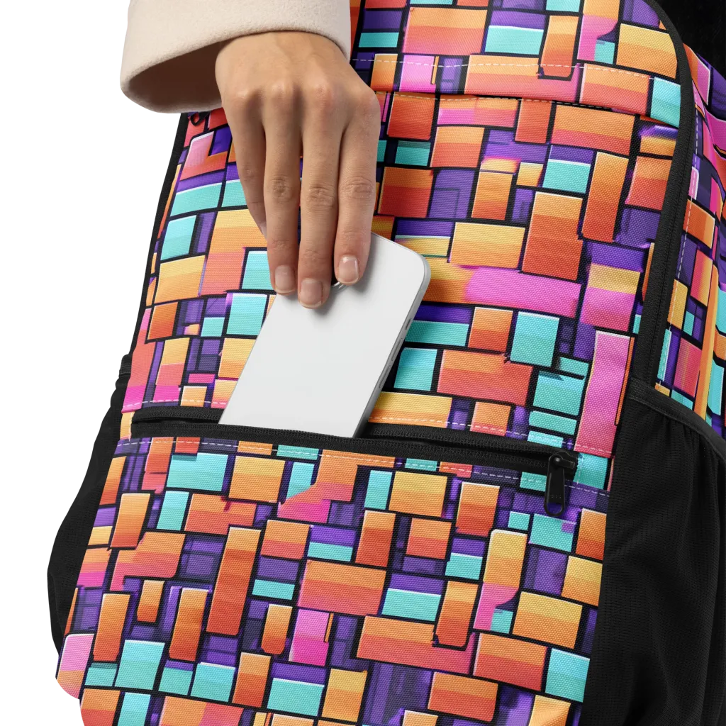 Neon Brickwork on Utility Backpack — Product details