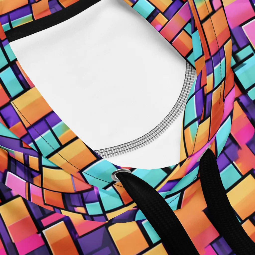 Neon Brickwork on Hoodie — Product details 2