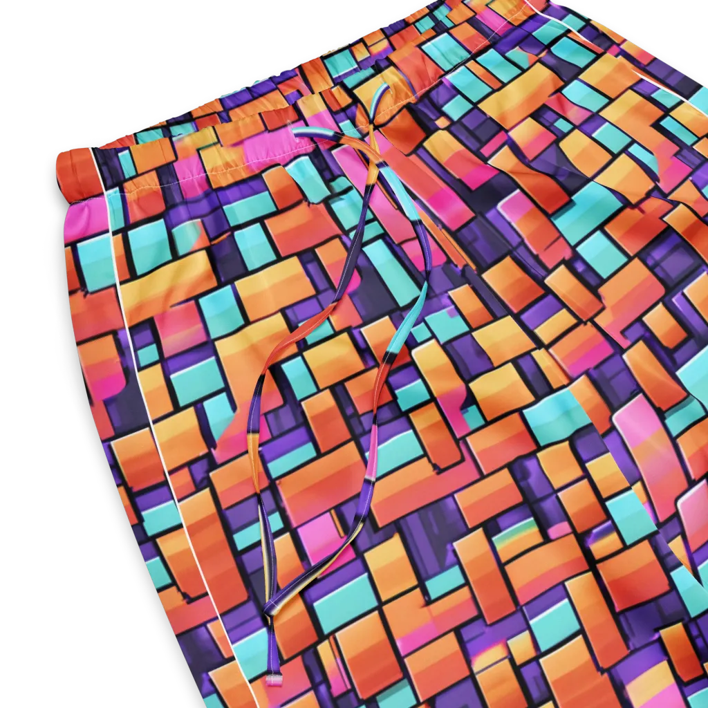 Neon Brickwork on Women's Pajama Pants — Product details