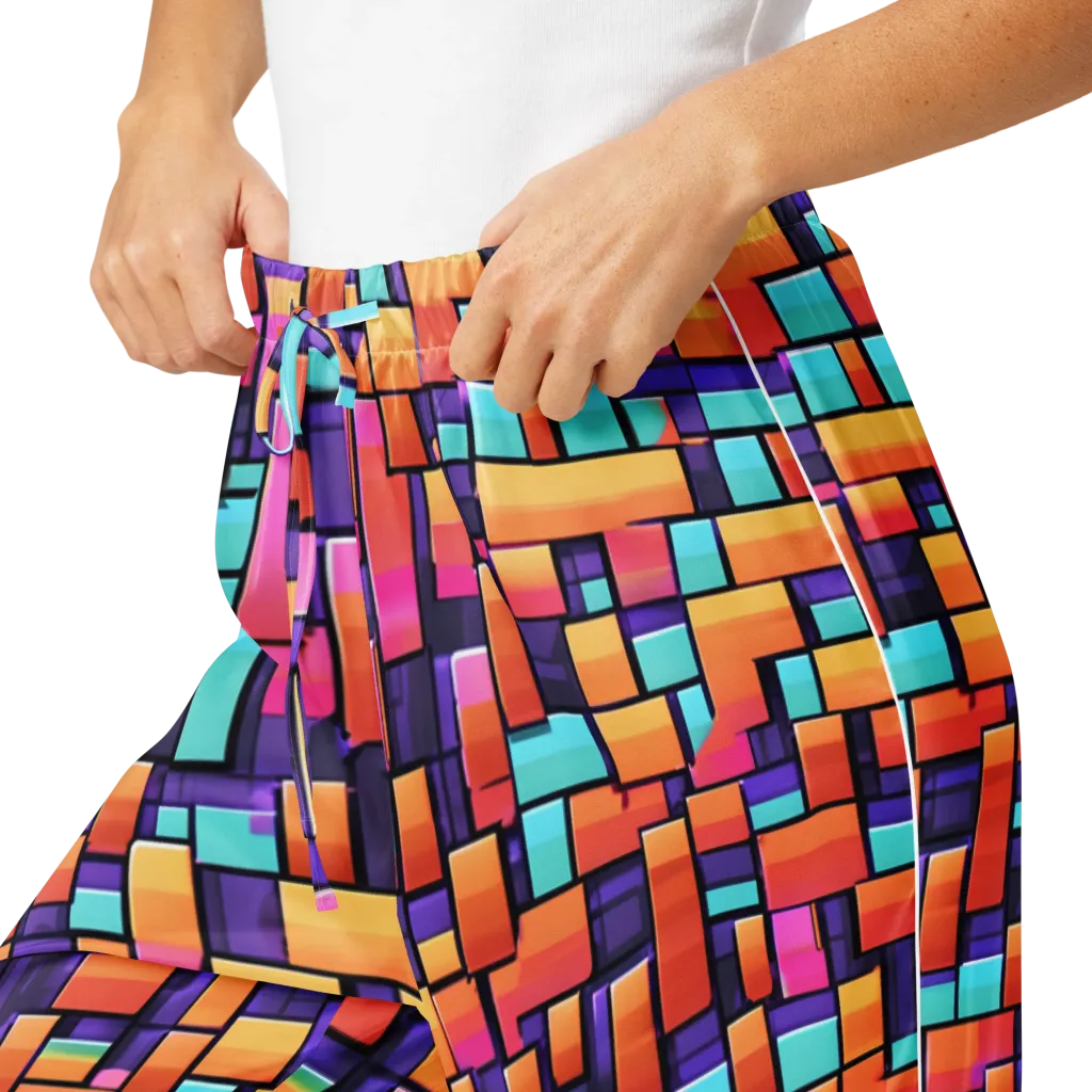 Neon Brickwork on Women's Pajama Pants — Product details