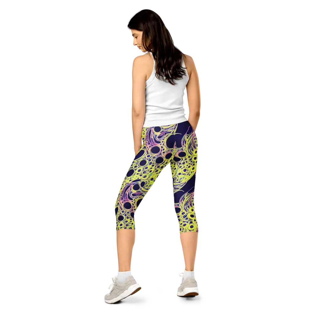 Solar Void on Capri Leggings — Back