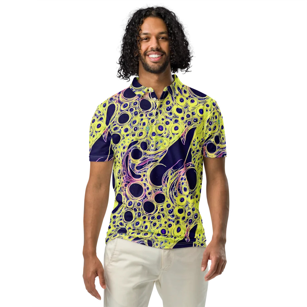 Solar Void on Men's Slim Fit Polo Shirt — Front