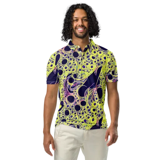 Solar Void on a Men's Slim Fit Polo Shirt