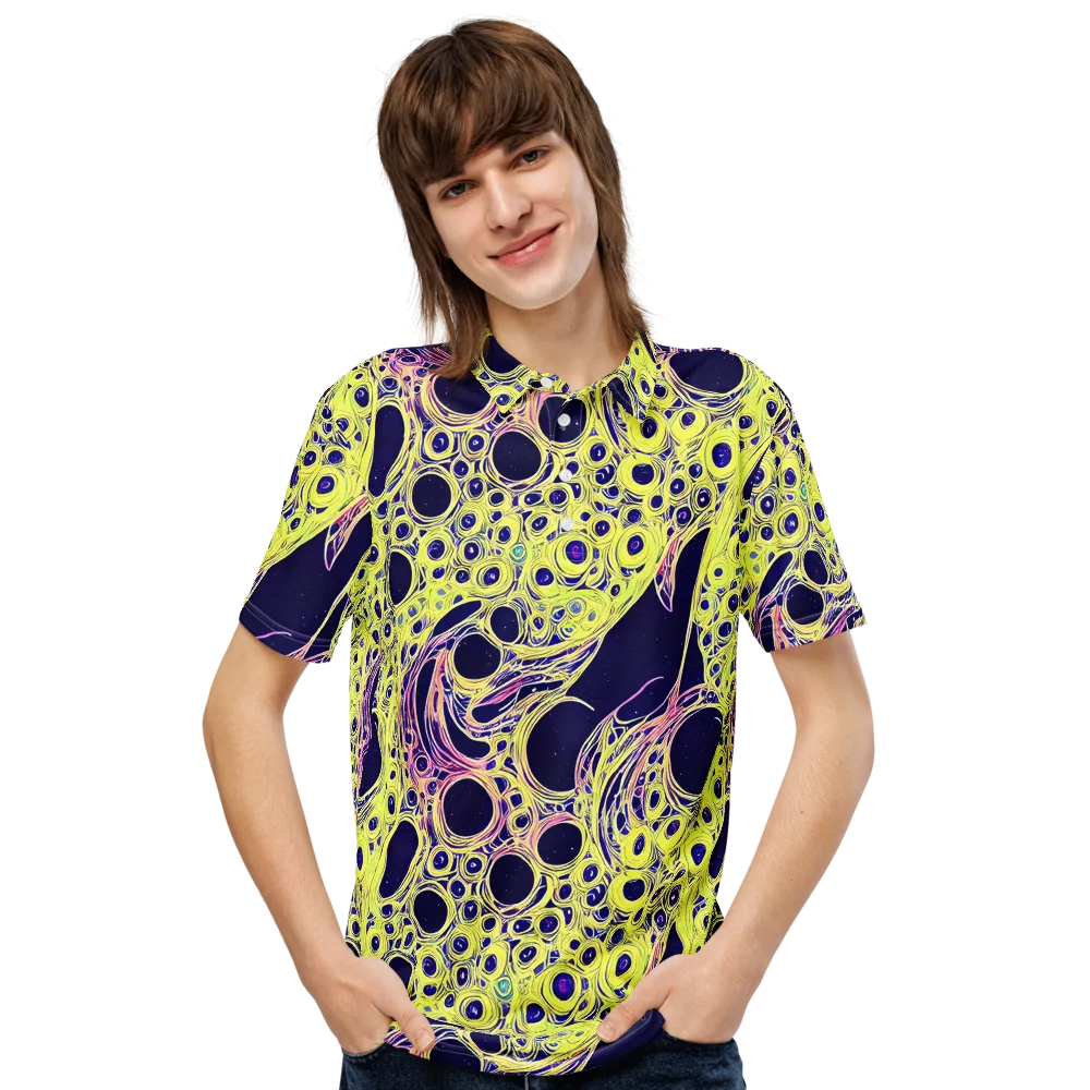 Solar Void on Men's Slim Fit Polo Shirt — Front
