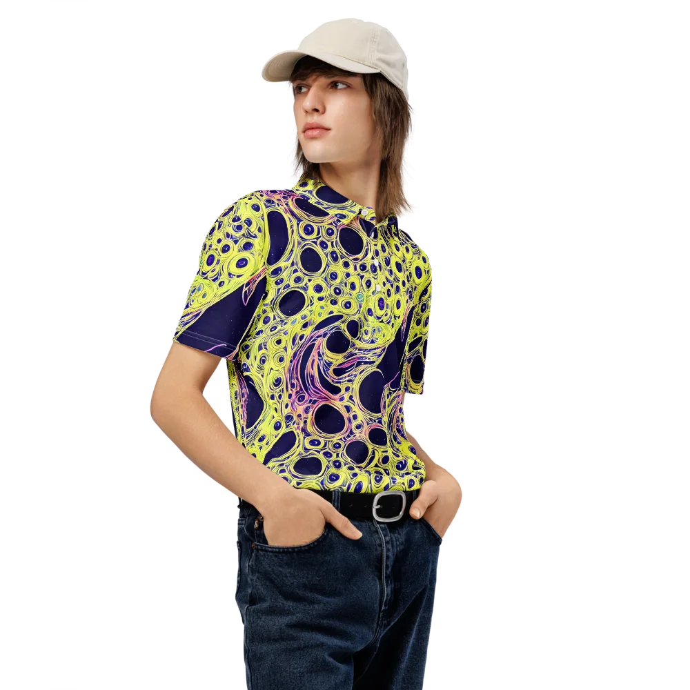 Solar Void on Men's Slim Fit Polo Shirt — Right Front
