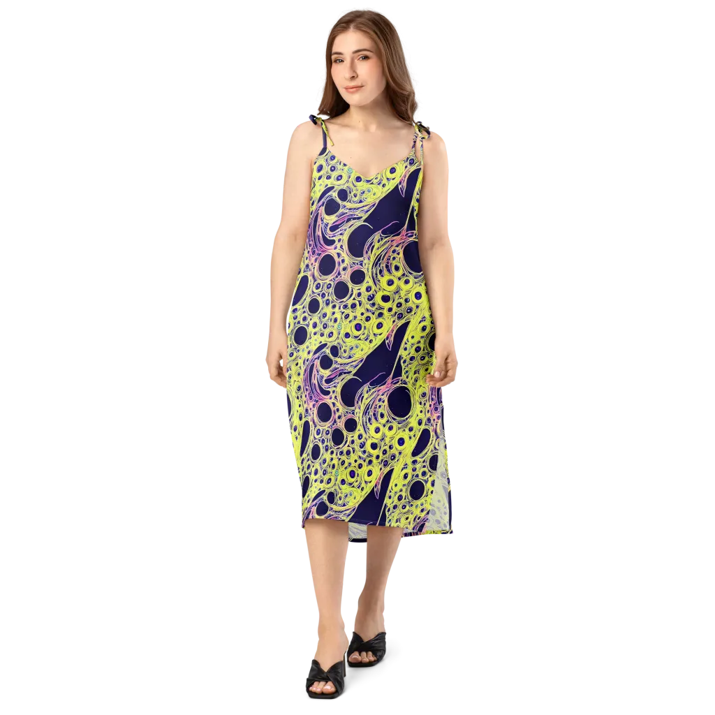 Solar Void on Slip Dress — Front