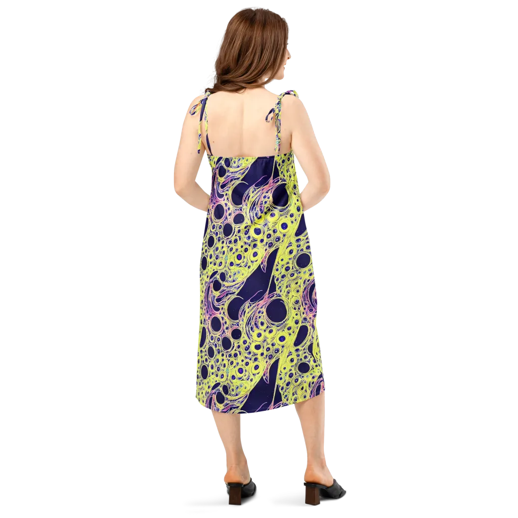 Solar Void on Slip Dress — Back