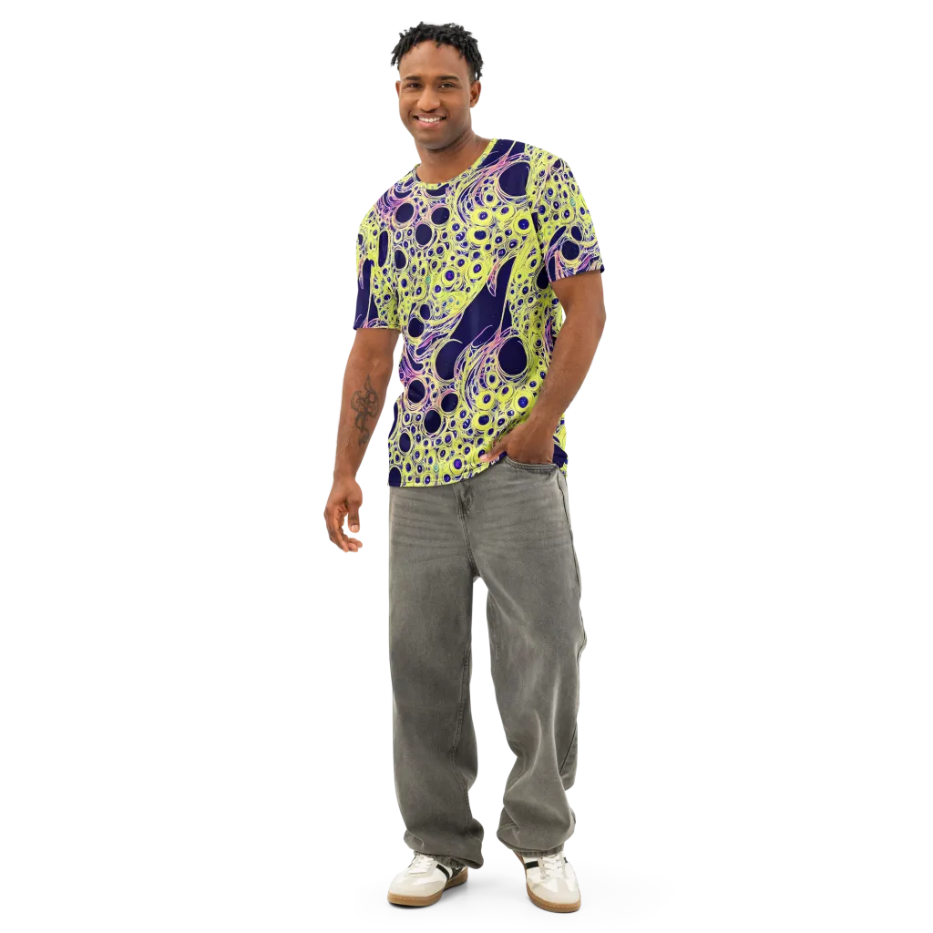 Solar Void on Men's Cotton Crew Neck T-Shirt — Front