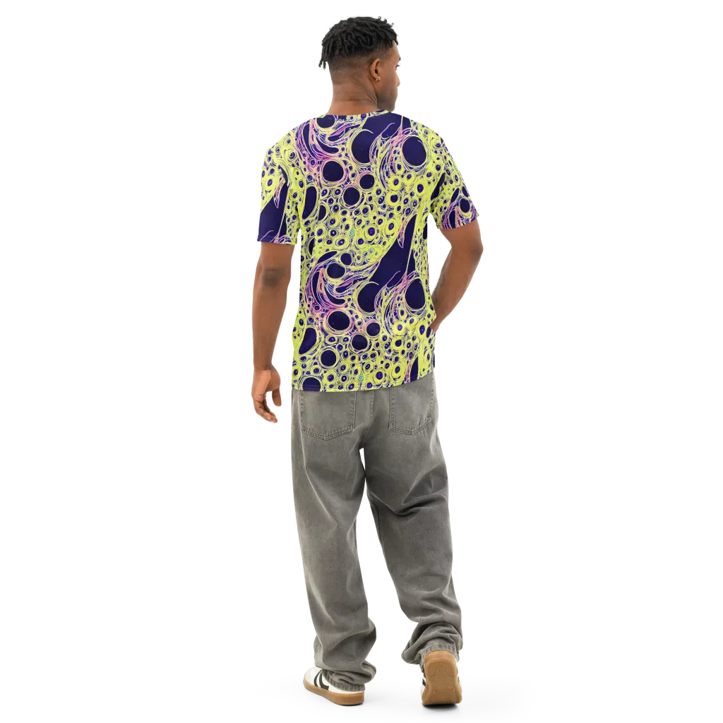 Solar Void on Men's Cotton Crew Neck T-Shirt — Back