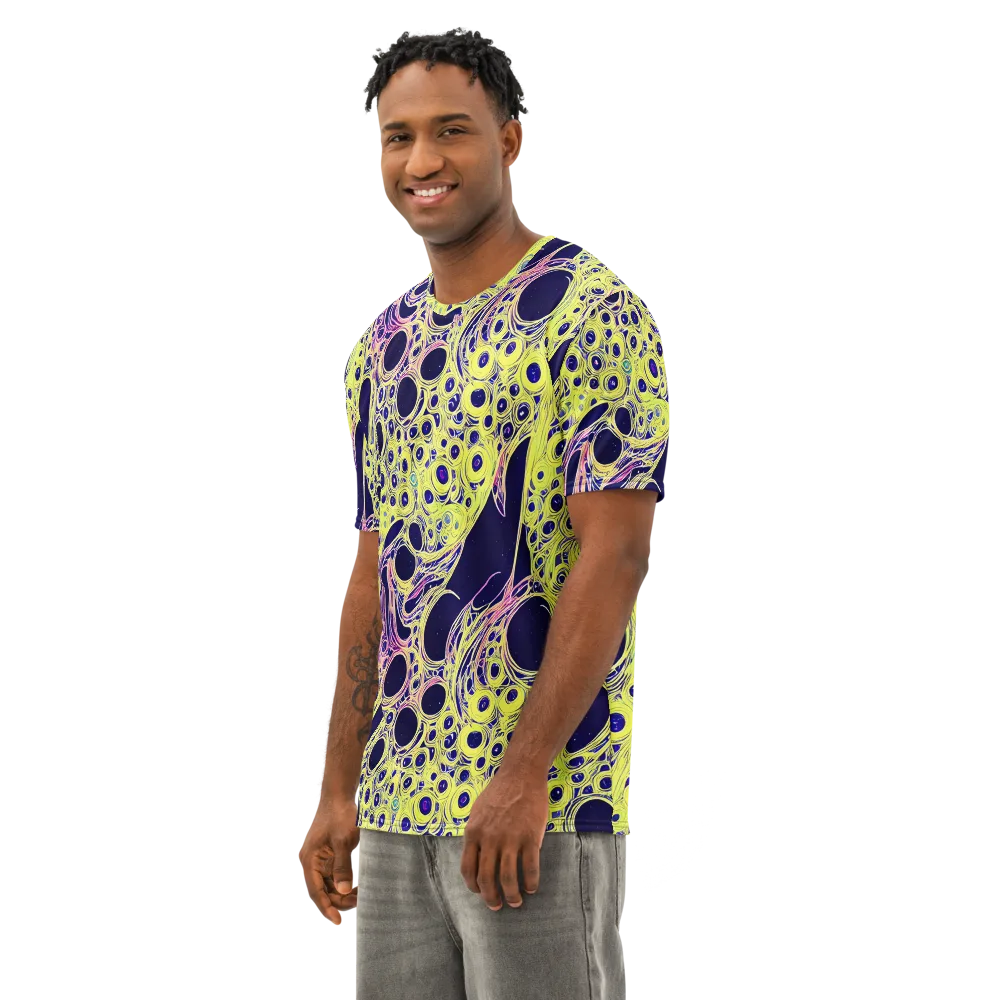Solar Void on Men's Cotton Crew Neck T-Shirt — Left Front
