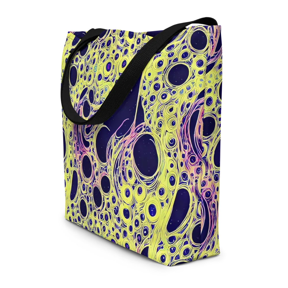 Solar Void on Large Tote Bag W/ Pocket — Front