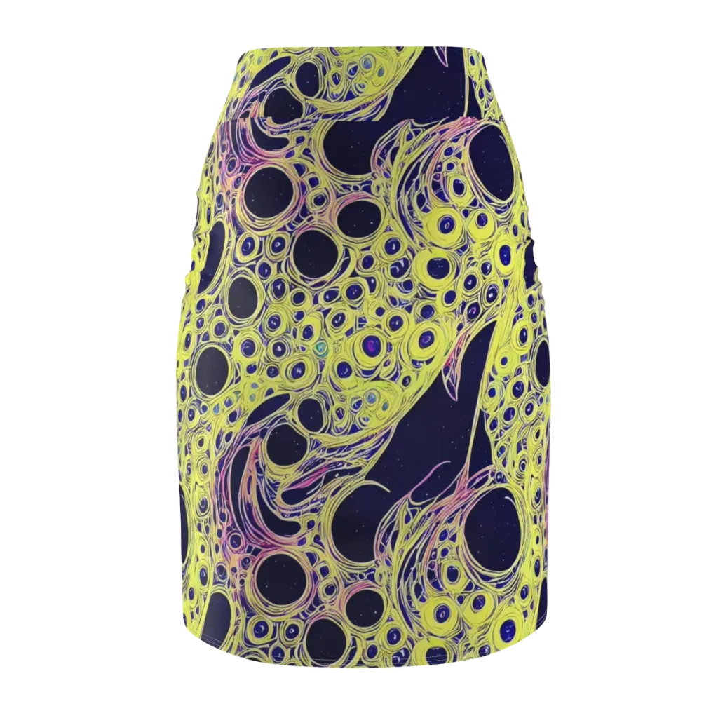 Solar Void on Pencil Skirt — Back