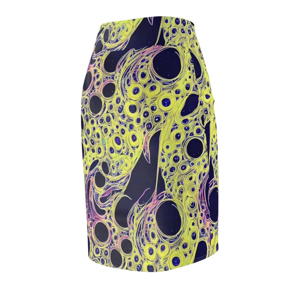 Solar Void on Pencil Skirt — Back Side