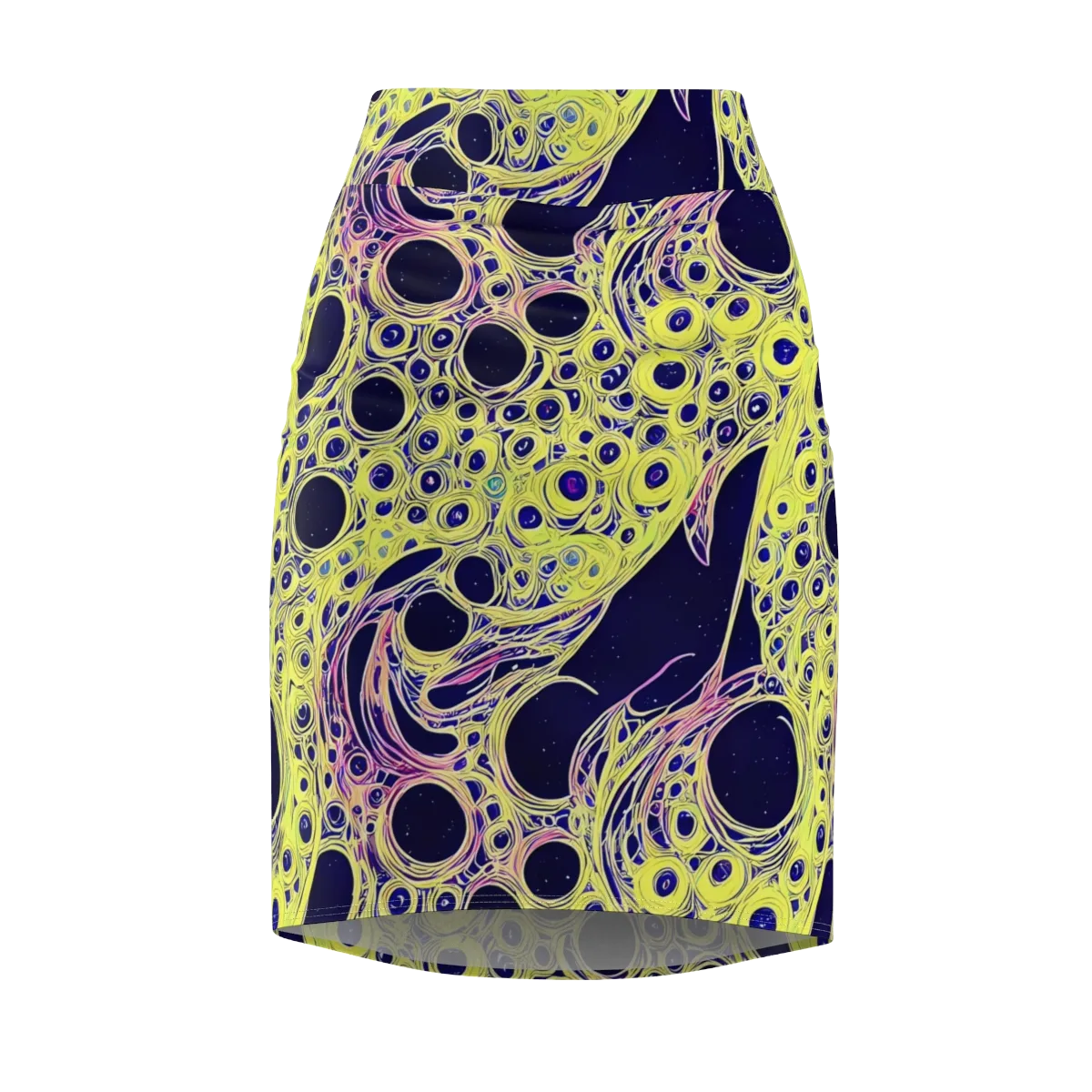Solar Void on Pencil Skirt — Front