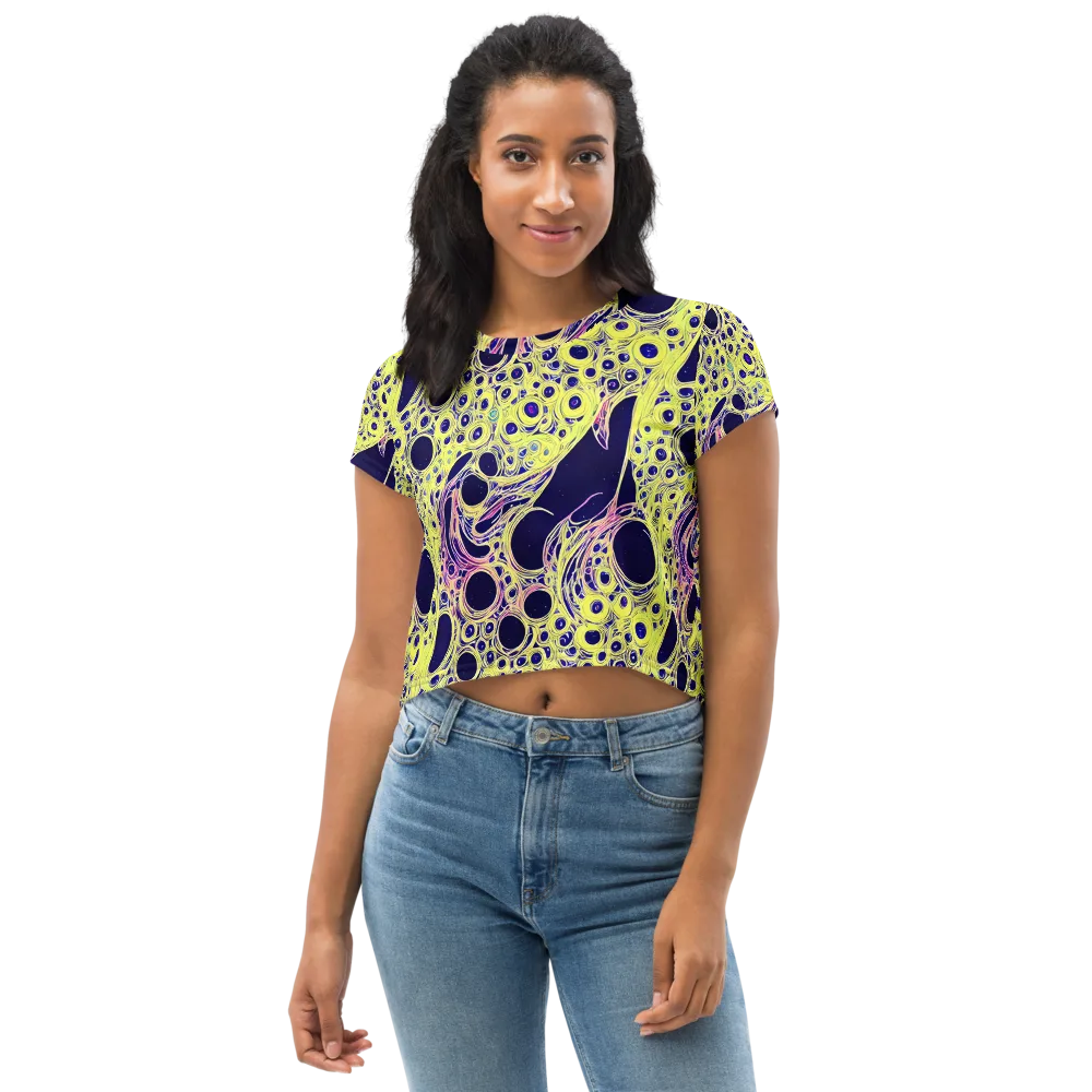 Solar Void on Crop Tee — Front
