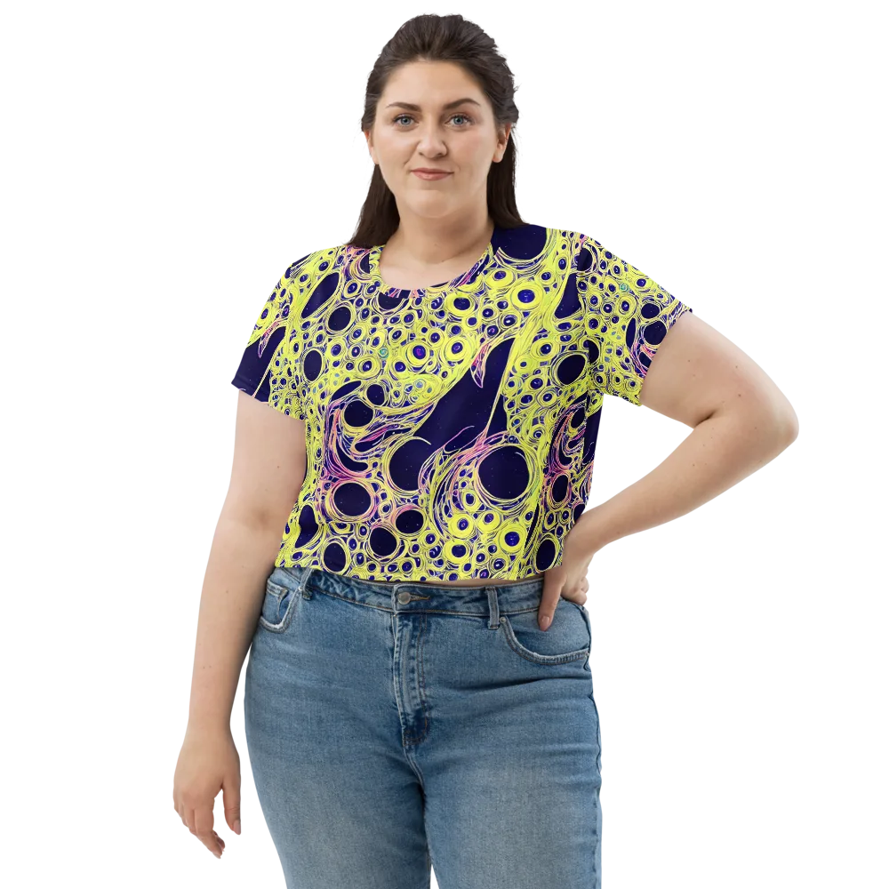 Solar Void on Crop Tee — Front