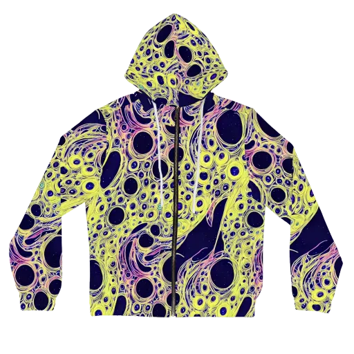 Solar Void on a Women's Full-Zip Hoodie