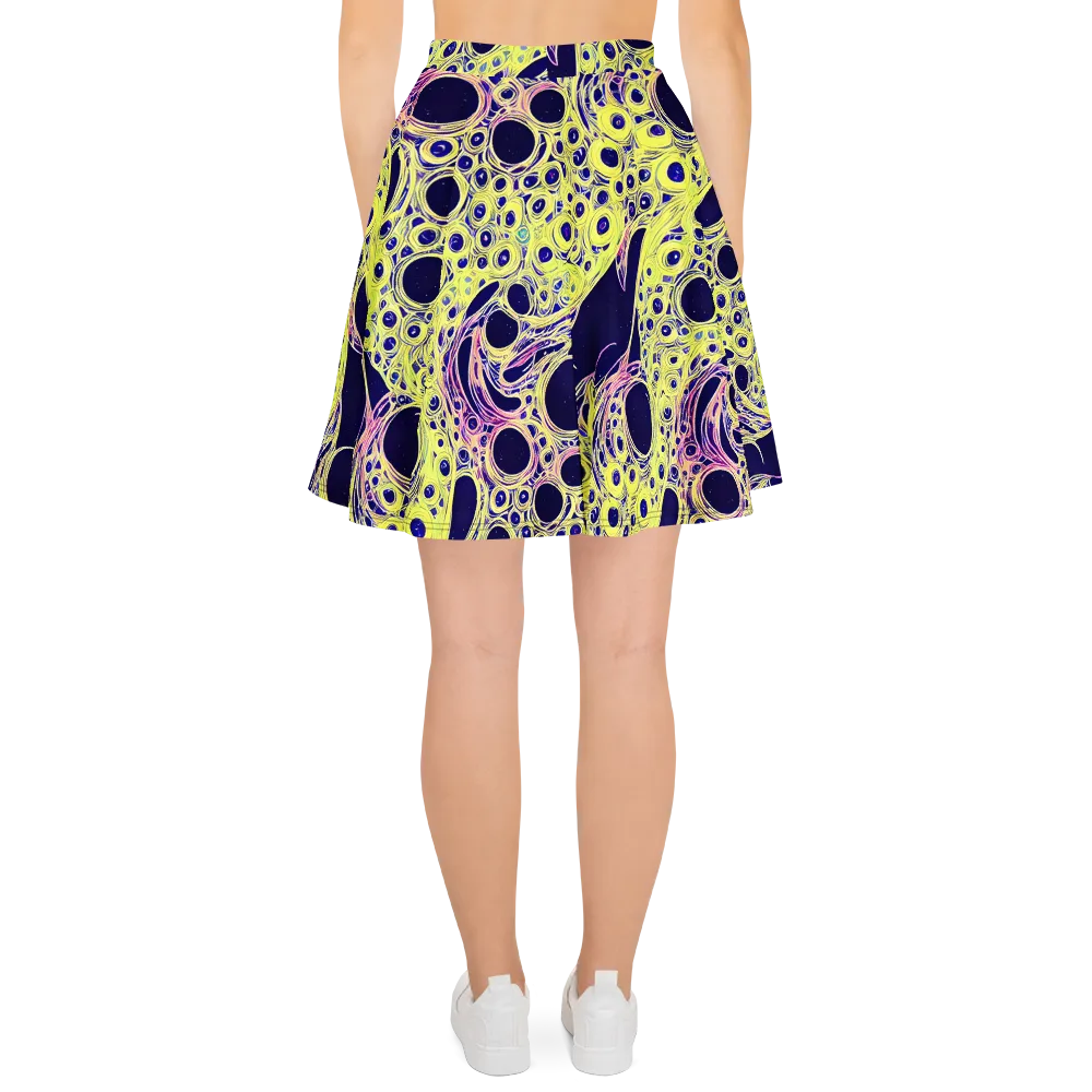 Solar Void on Skater Skirt — Back