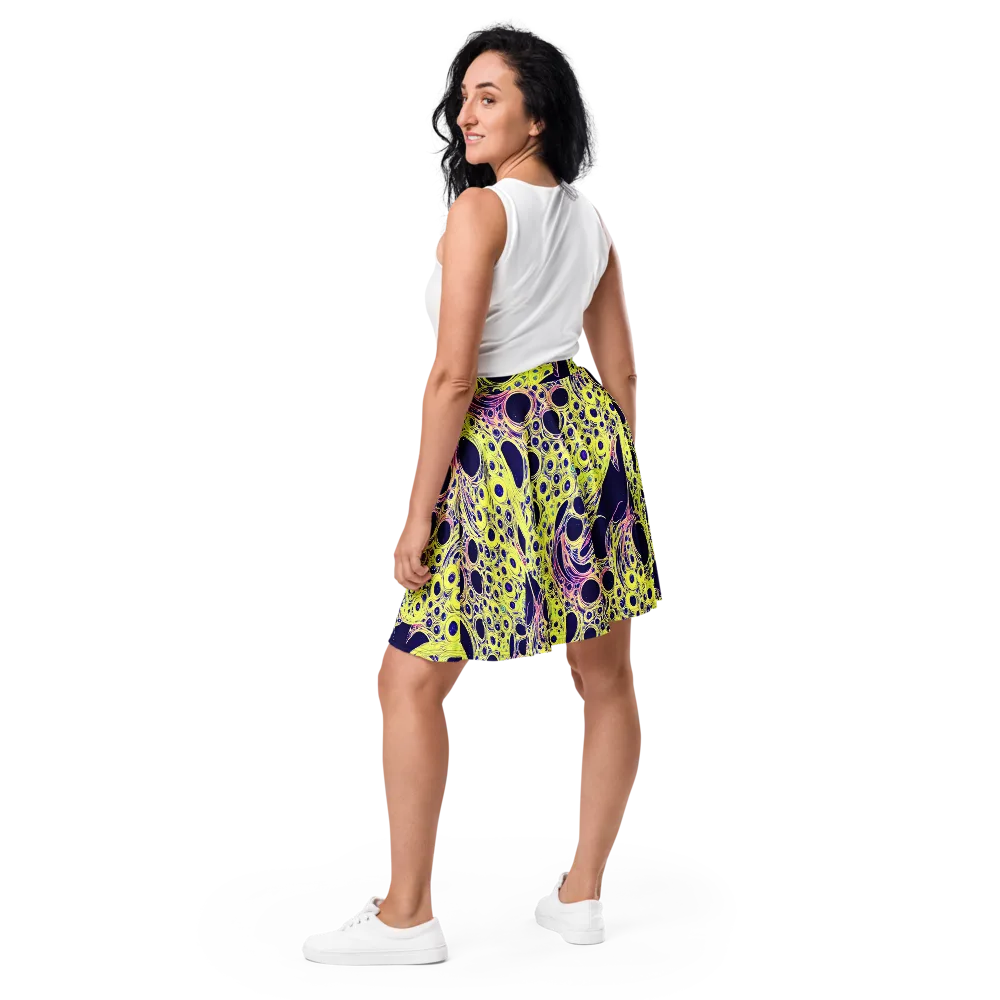 Solar Void on Skater Skirt — Back