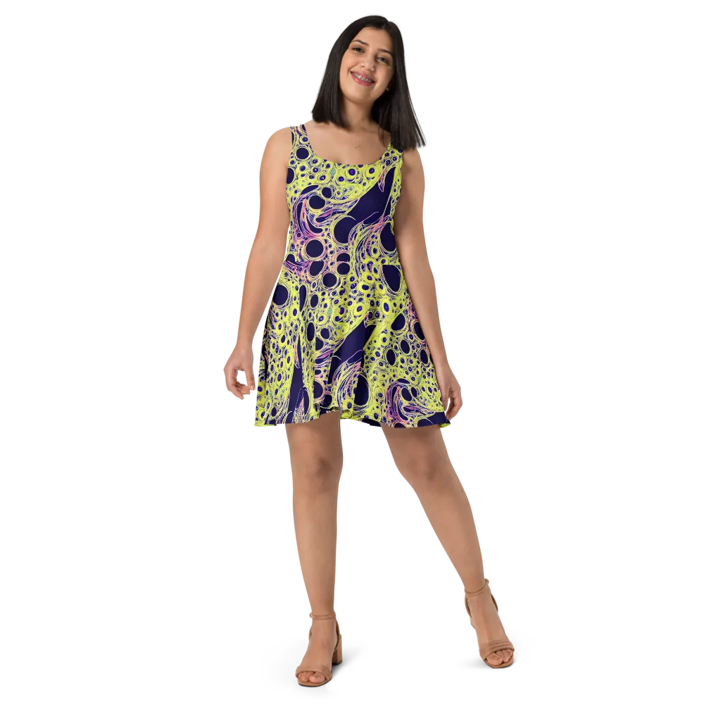 Solar Void on Skater Dress — Front
