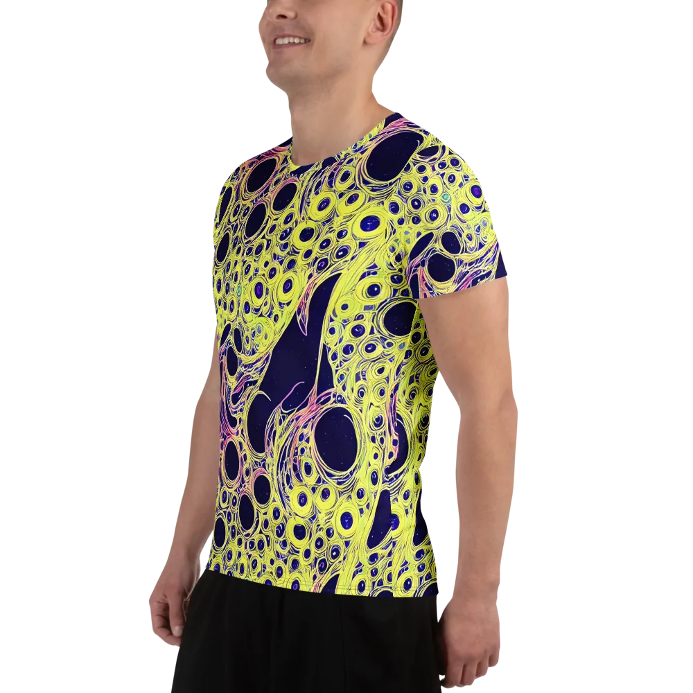 Solar Void on Men's Athletic T-Shirt — Left