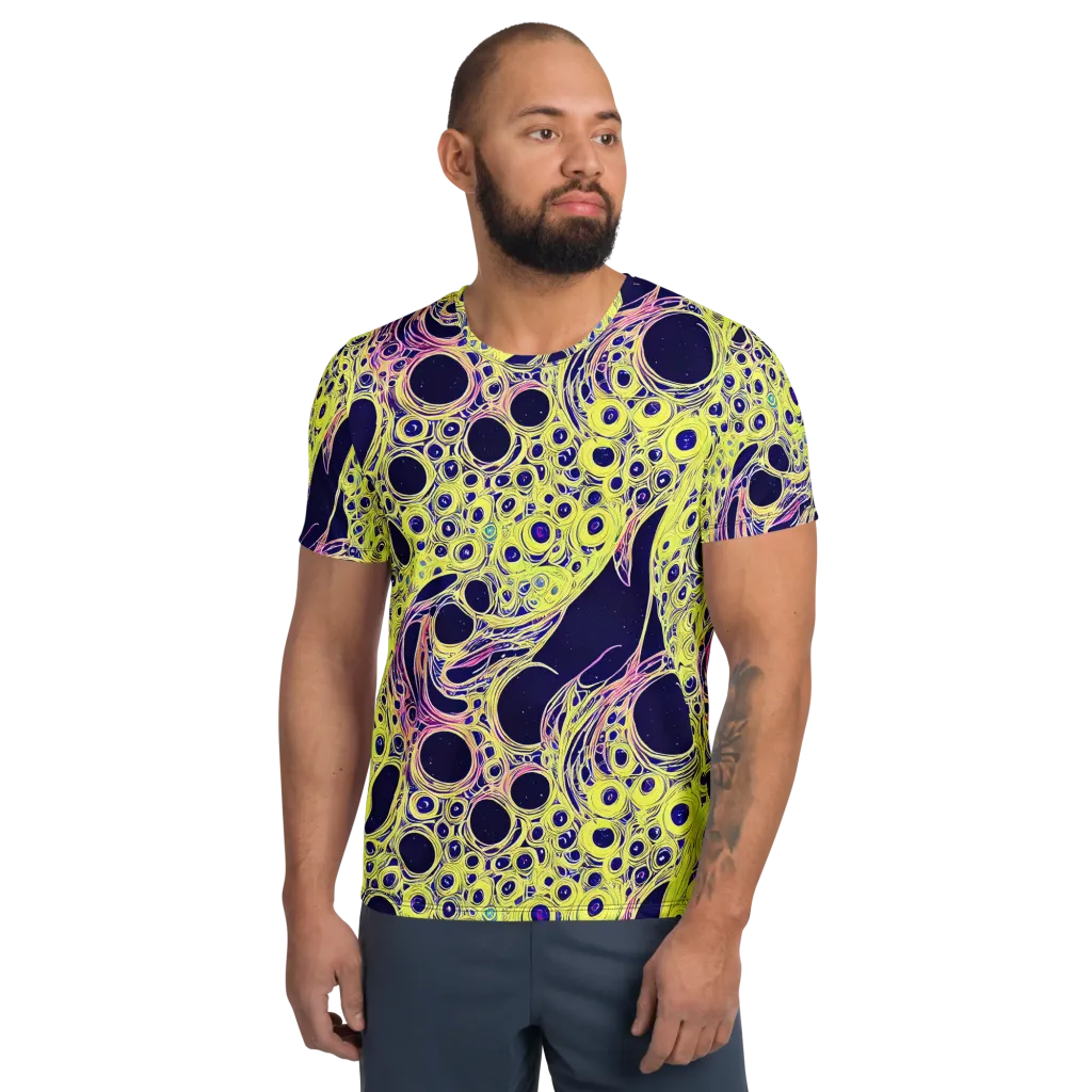 Solar Void on Men's Athletic T-Shirt — Front
