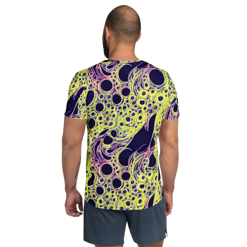 Solar Void on Men's Athletic T-Shirt — Back