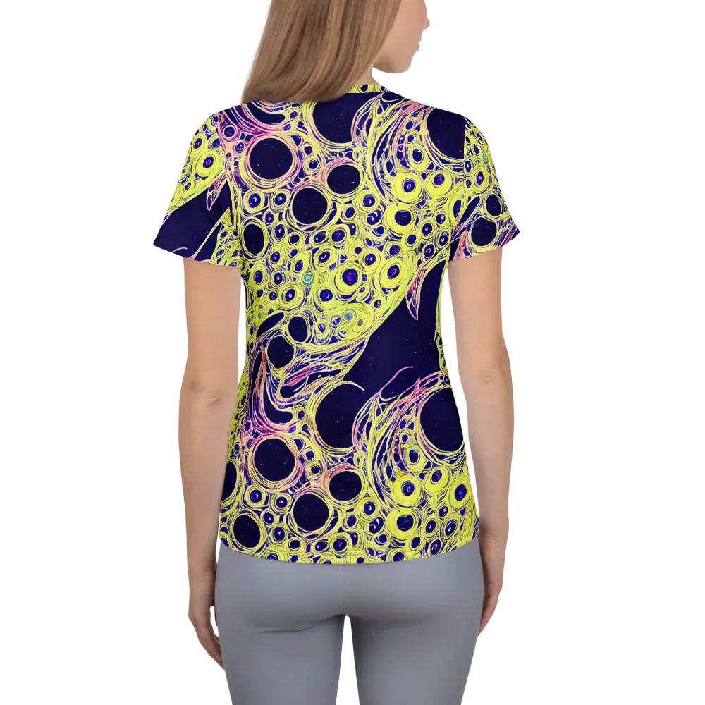 Solar Void on Women's Athletic T-Shirt — Back