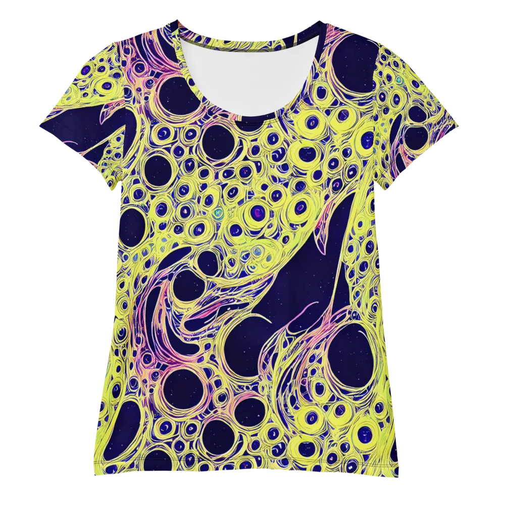 Solar Void on Women's Athletic T-Shirt — Front